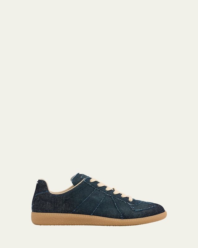 Replica Denim T-Toe Low-Top Sneakers